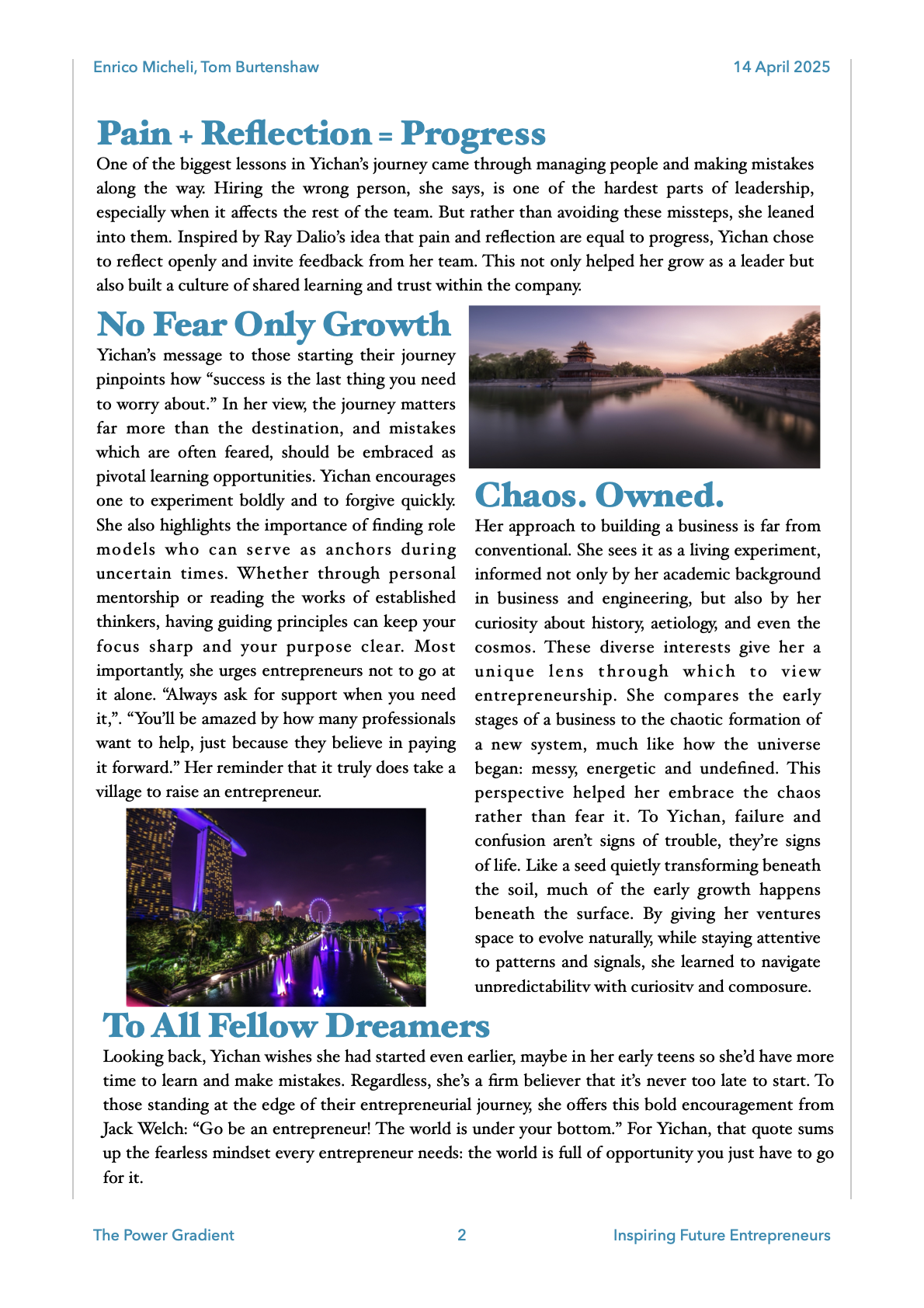 Page 2 of The Power Gradient - Week 21